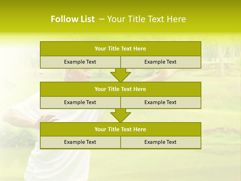 Old Retirement Portrait PowerPoint Template