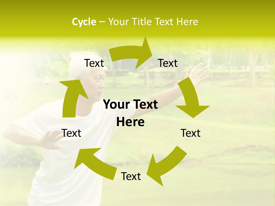 Old Retirement Portrait PowerPoint Template