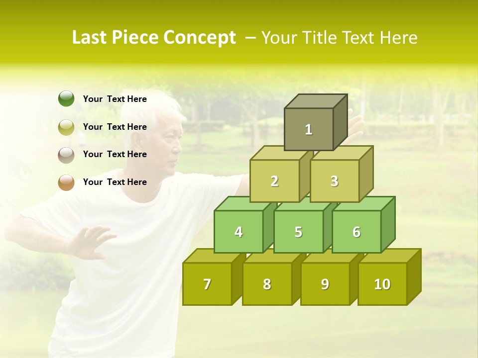 Old Retirement Portrait PowerPoint Template