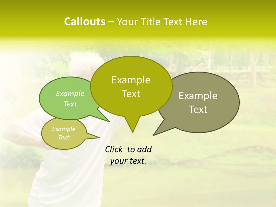 Old Retirement Portrait PowerPoint Template