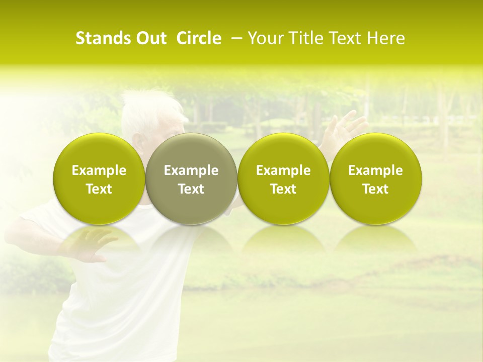 Old Retirement Portrait PowerPoint Template