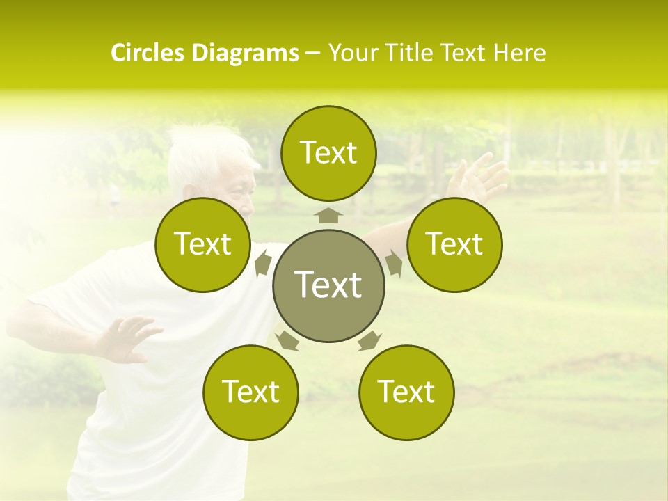 Old Retirement Portrait PowerPoint Template