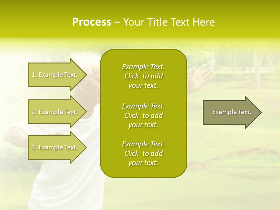 Old Retirement Portrait PowerPoint Template