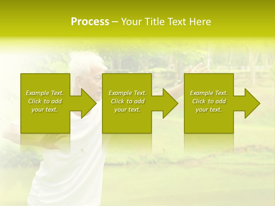 Old Retirement Portrait PowerPoint Template