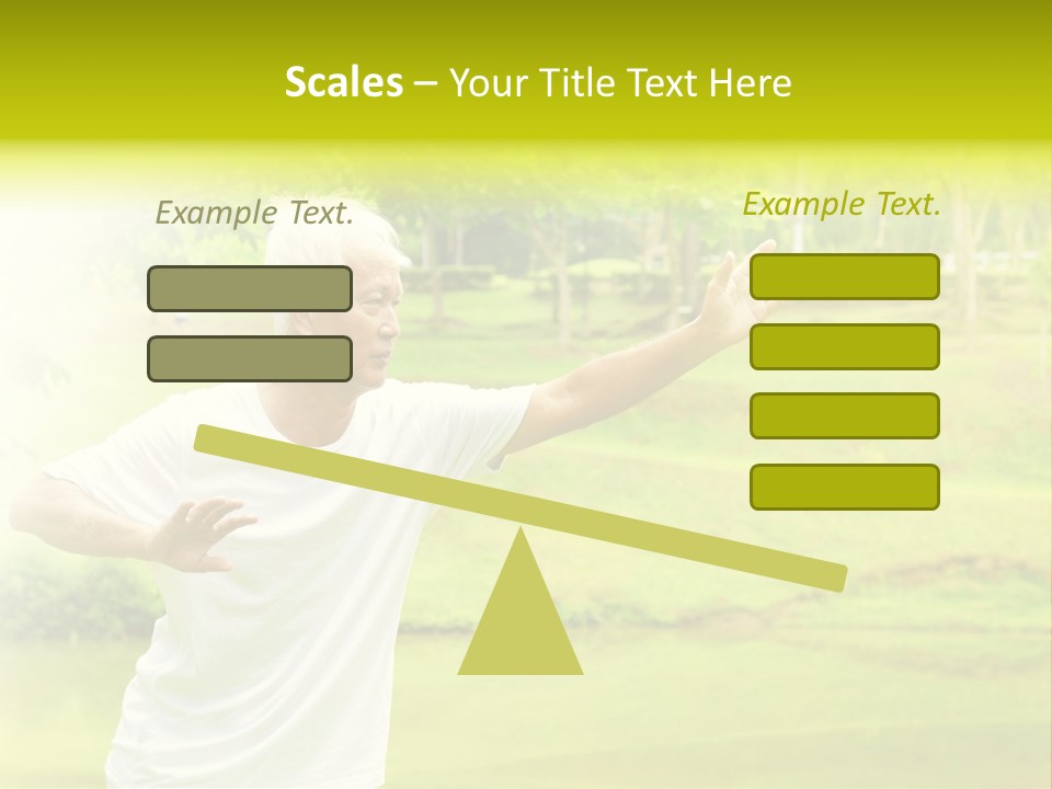 Old Retirement Portrait PowerPoint Template