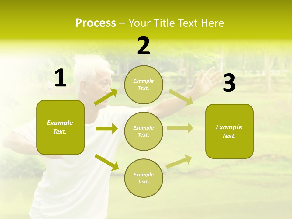 Old Retirement Portrait PowerPoint Template