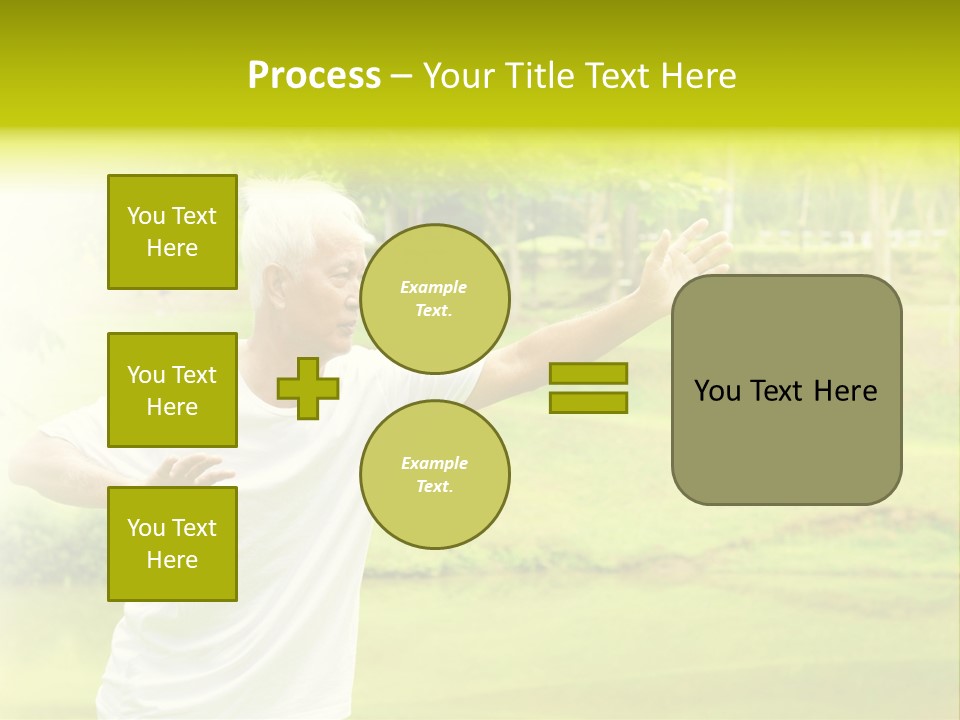 Old Retirement Portrait PowerPoint Template