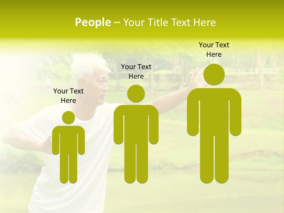 Old Retirement Portrait PowerPoint Template