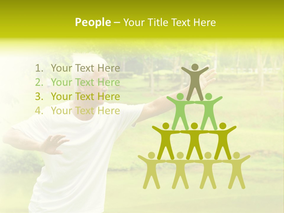 Old Retirement Portrait PowerPoint Template