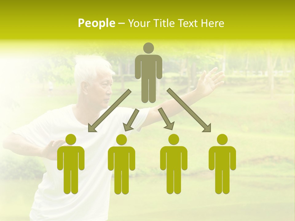 Old Retirement Portrait PowerPoint Template