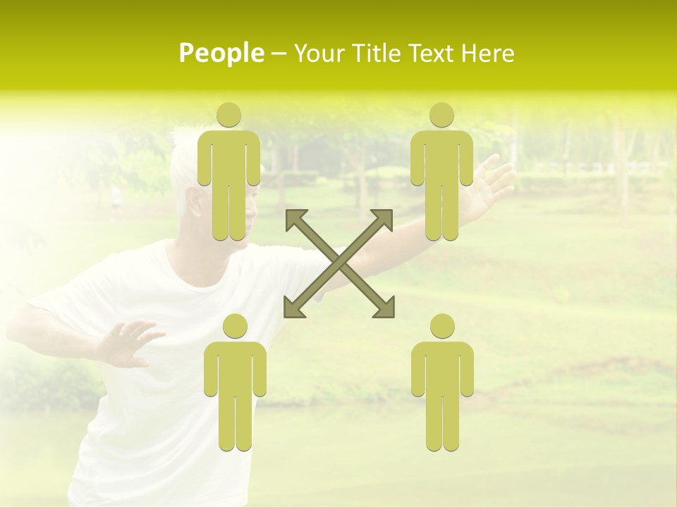 Old Retirement Portrait PowerPoint Template