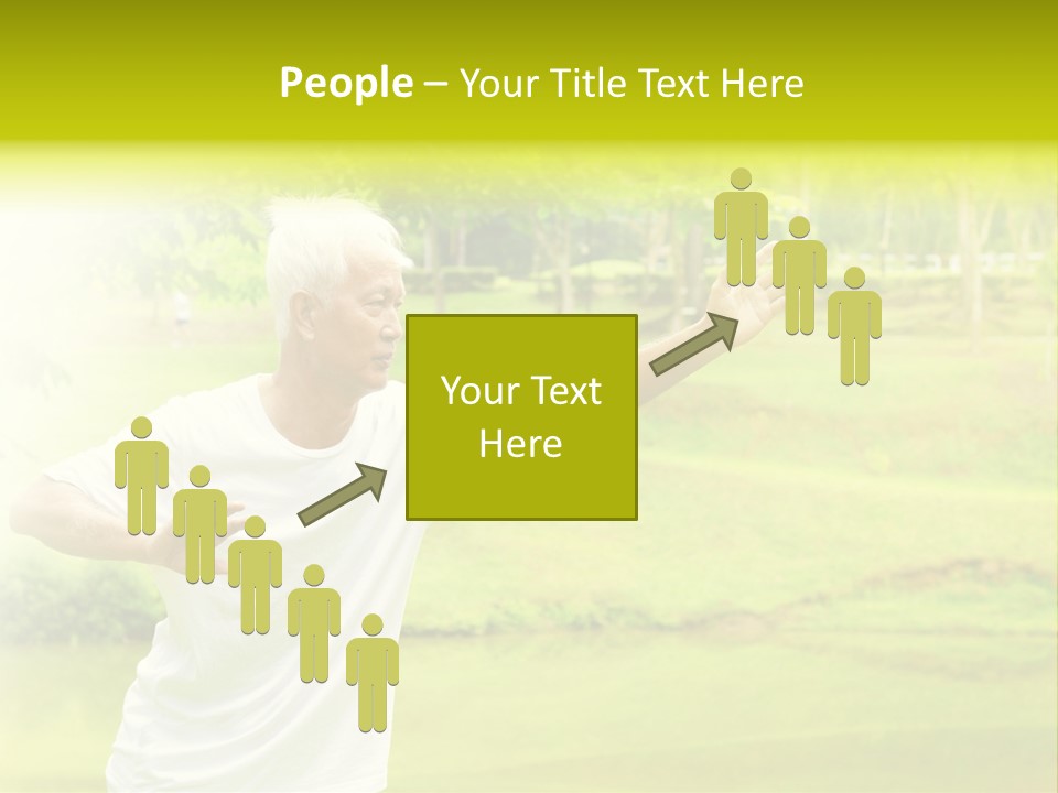 Old Retirement Portrait PowerPoint Template