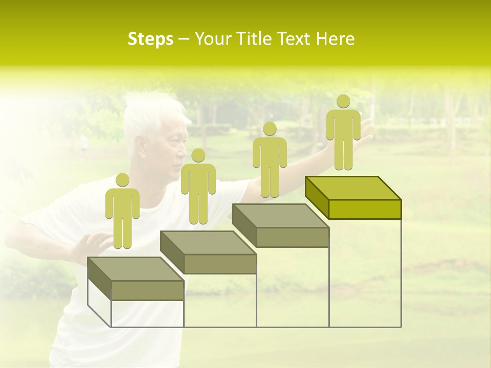 Old Retirement Portrait PowerPoint Template