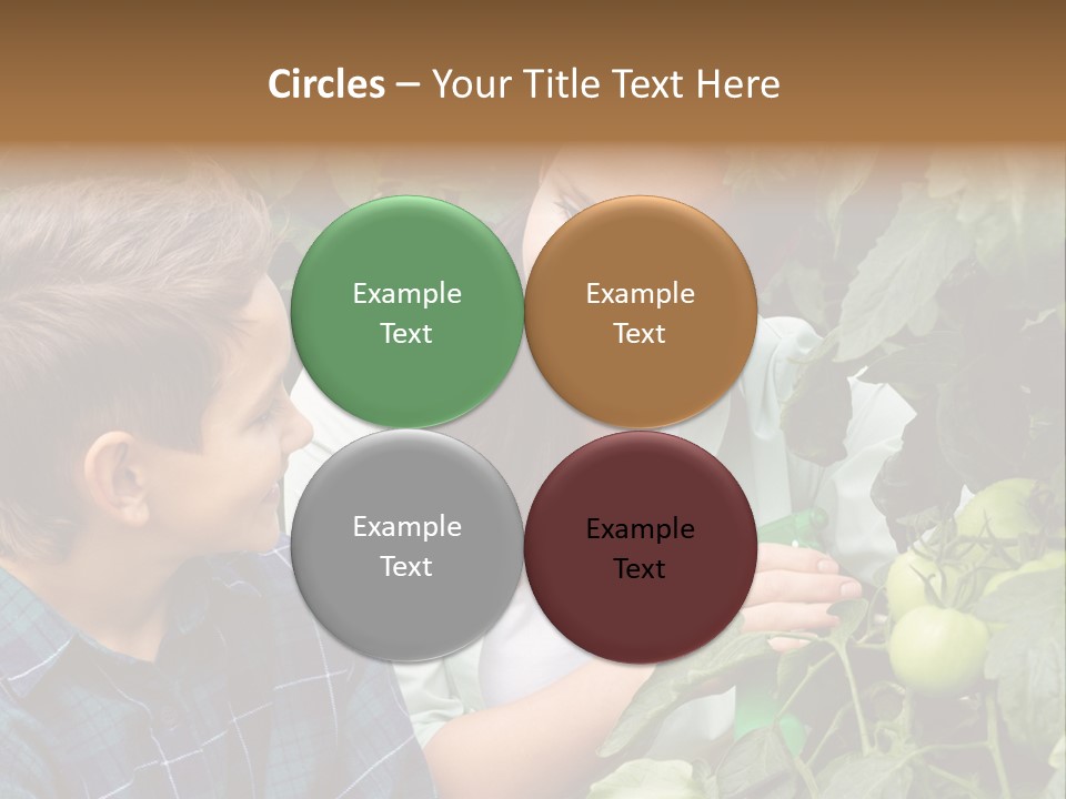 Agriculture Caucasian Portrait PowerPoint Template