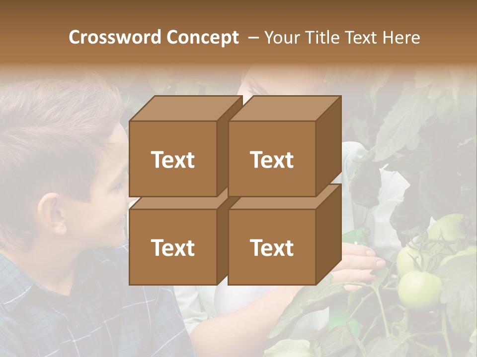 Agriculture Caucasian Portrait PowerPoint Template