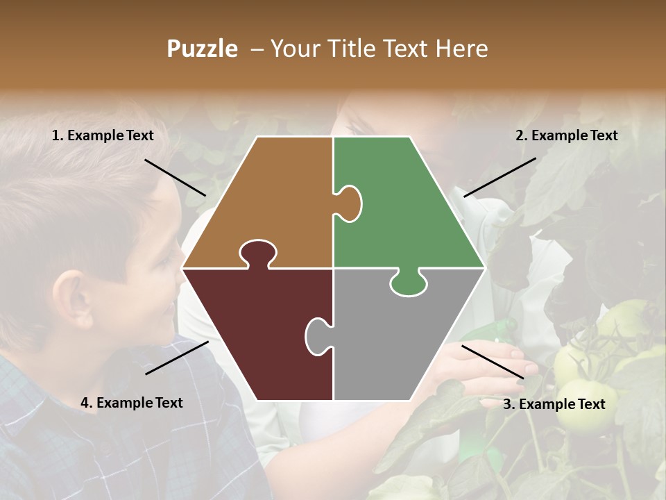 Agriculture Caucasian Portrait PowerPoint Template