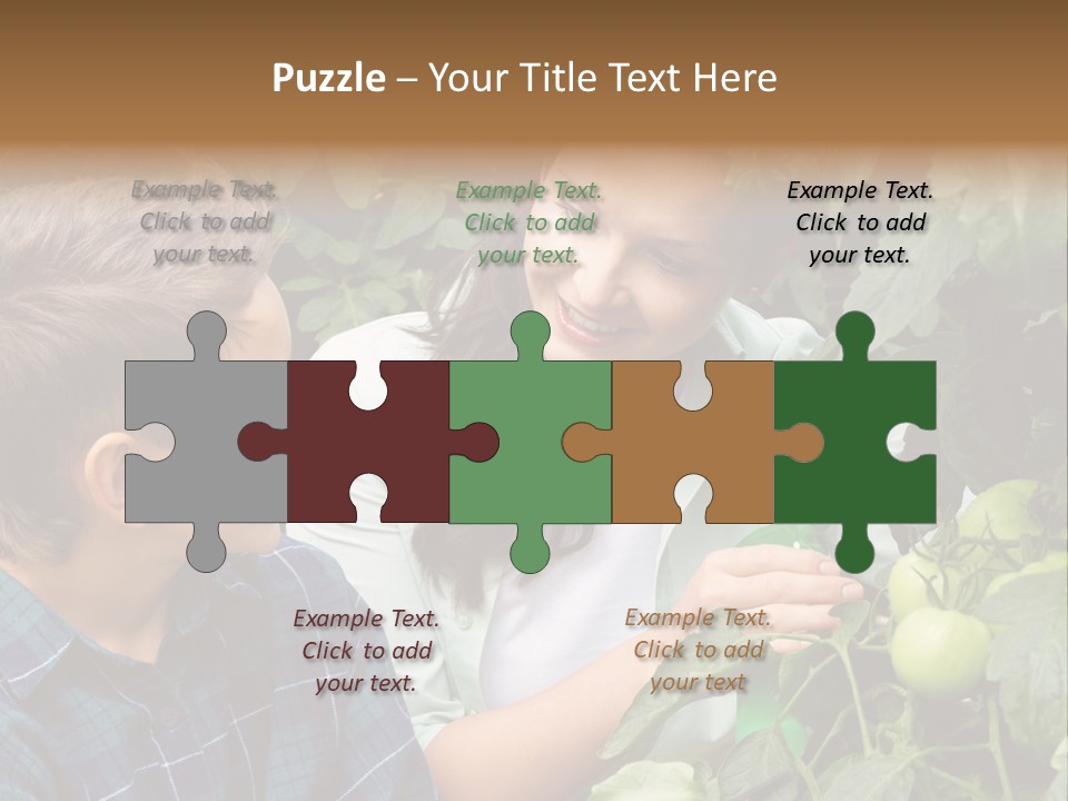 Agriculture Caucasian Portrait PowerPoint Template