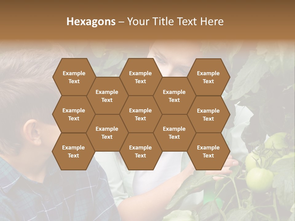 Agriculture Caucasian Portrait PowerPoint Template