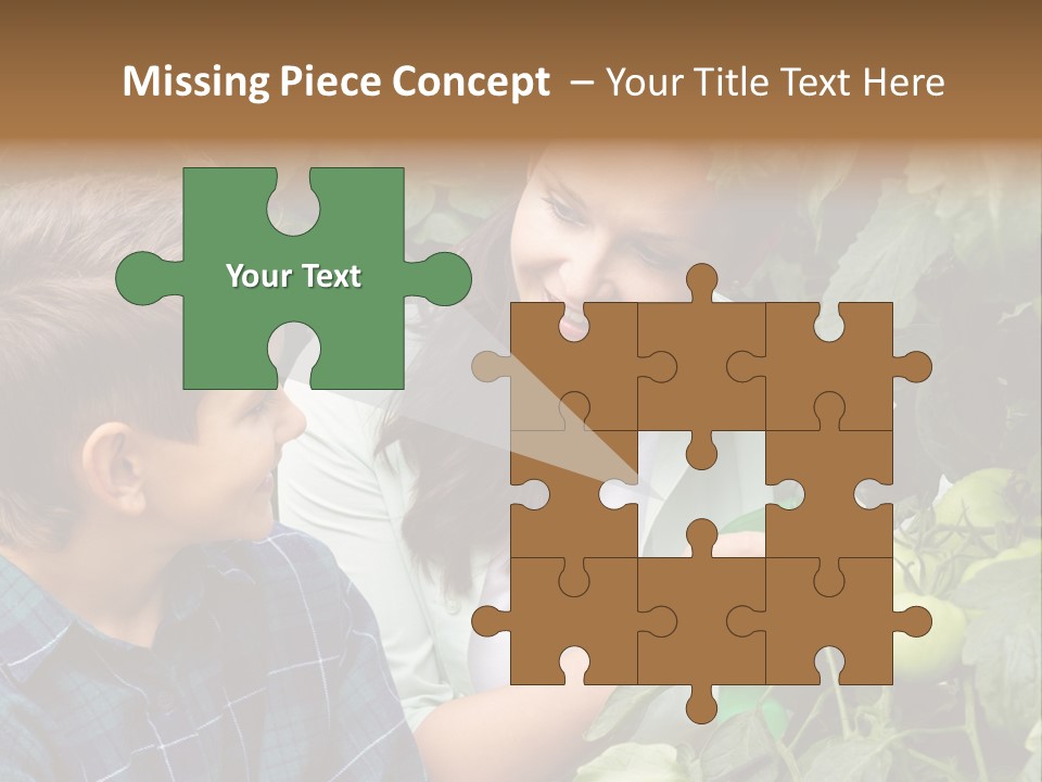 Agriculture Caucasian Portrait PowerPoint Template