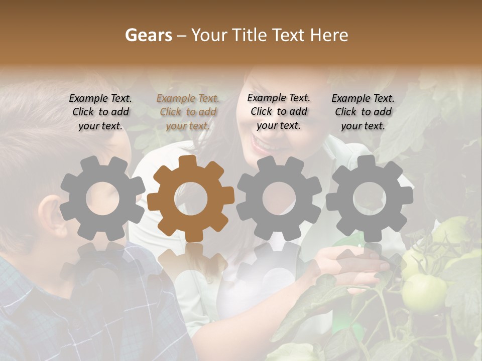 Agriculture Caucasian Portrait PowerPoint Template