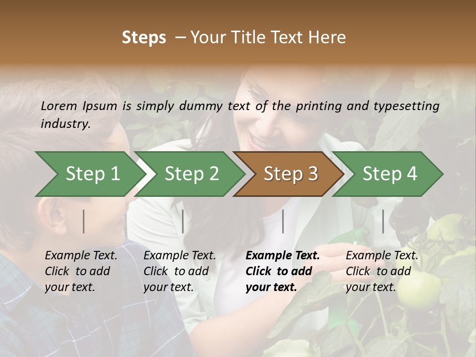 Agriculture Caucasian Portrait PowerPoint Template