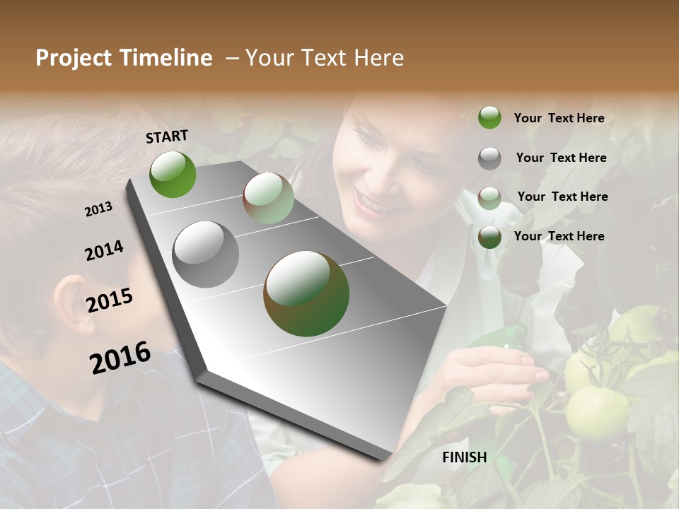 Agriculture Caucasian Portrait PowerPoint Template