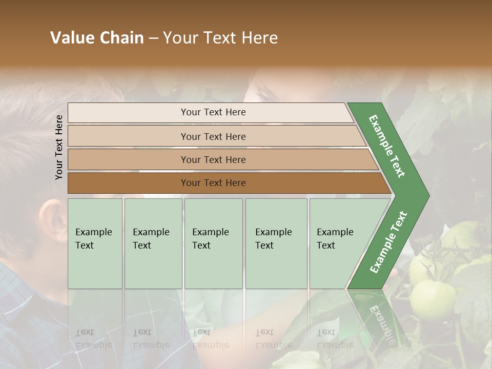Agriculture Caucasian Portrait PowerPoint Template