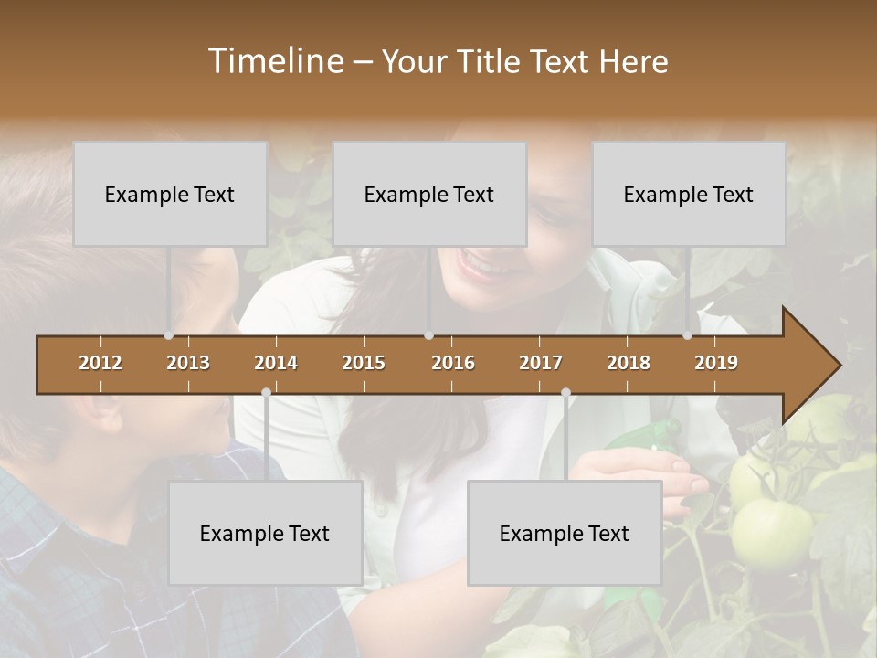 Agriculture Caucasian Portrait PowerPoint Template