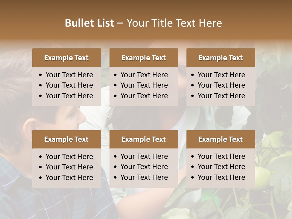 Agriculture Caucasian Portrait PowerPoint Template