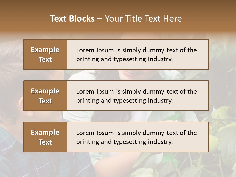 Agriculture Caucasian Portrait PowerPoint Template