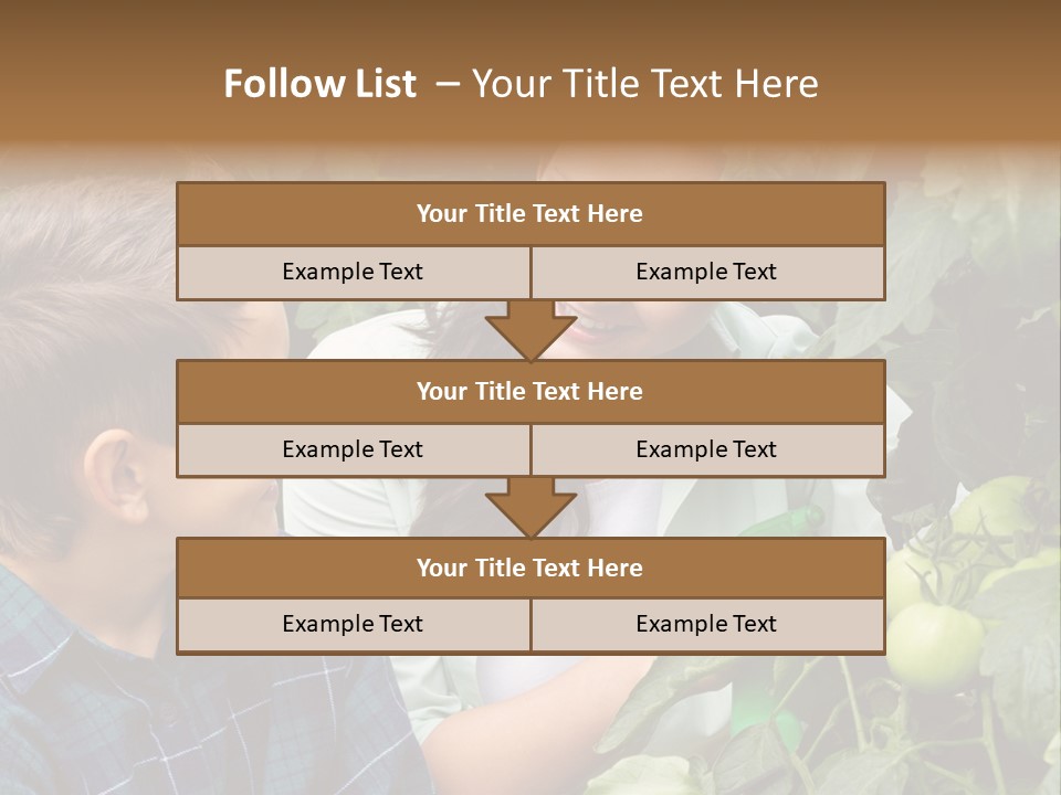 Agriculture Caucasian Portrait PowerPoint Template