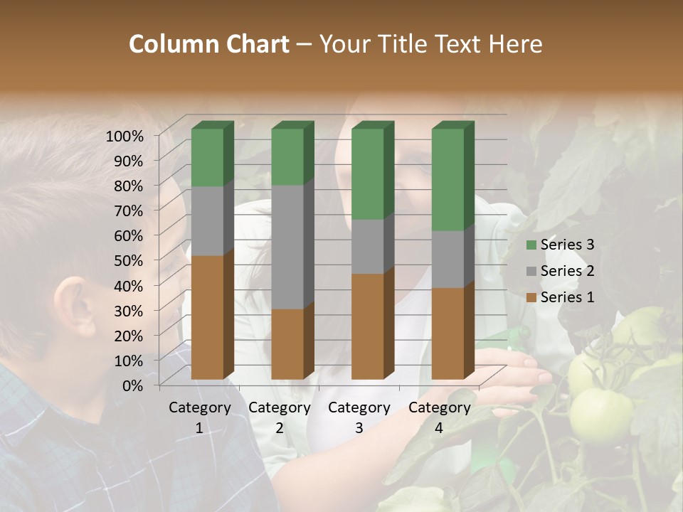 Agriculture Caucasian Portrait PowerPoint Template