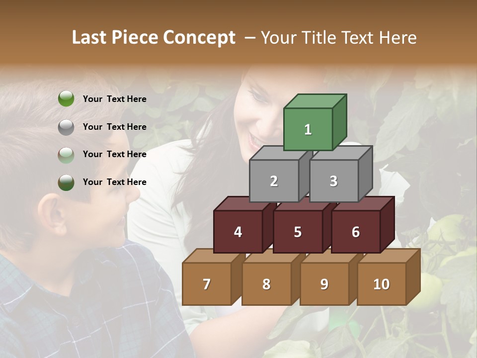 Agriculture Caucasian Portrait PowerPoint Template