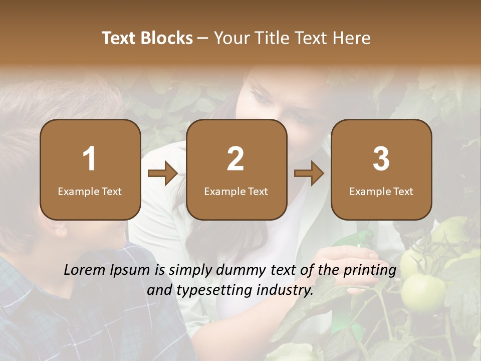 Agriculture Caucasian Portrait PowerPoint Template