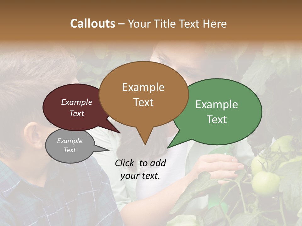 Agriculture Caucasian Portrait PowerPoint Template