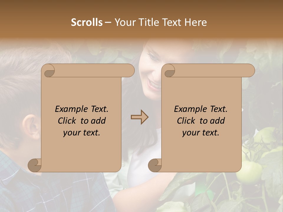 Agriculture Caucasian Portrait PowerPoint Template
