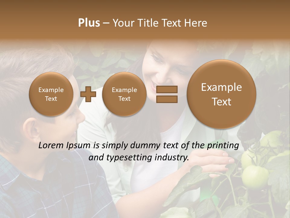 Agriculture Caucasian Portrait PowerPoint Template