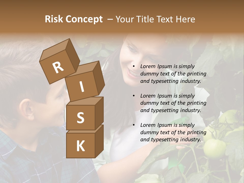 Agriculture Caucasian Portrait PowerPoint Template