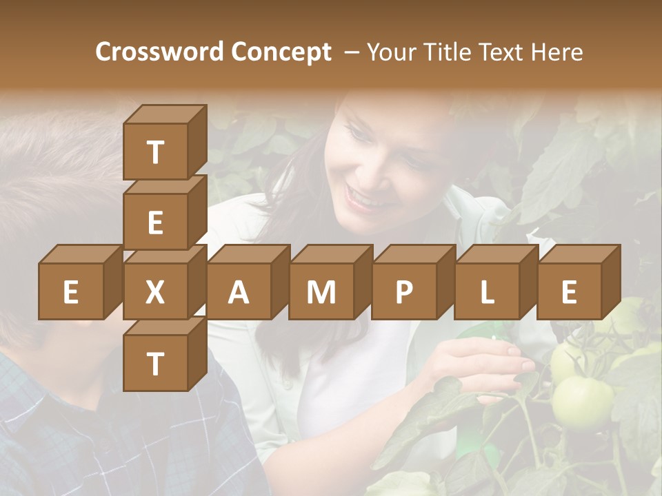 Agriculture Caucasian Portrait PowerPoint Template