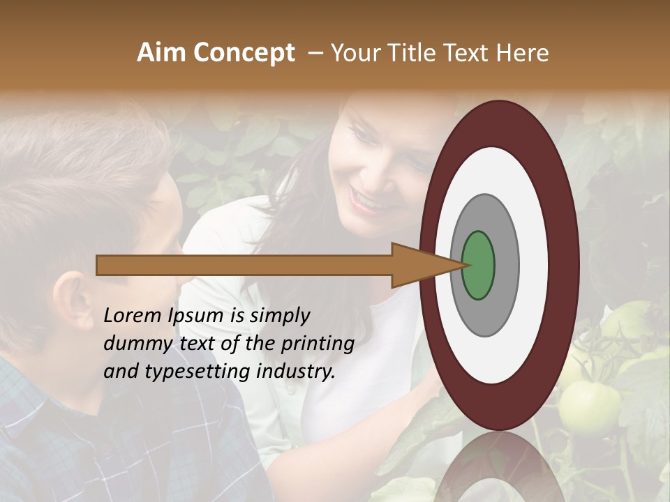 Agriculture Caucasian Portrait PowerPoint Template