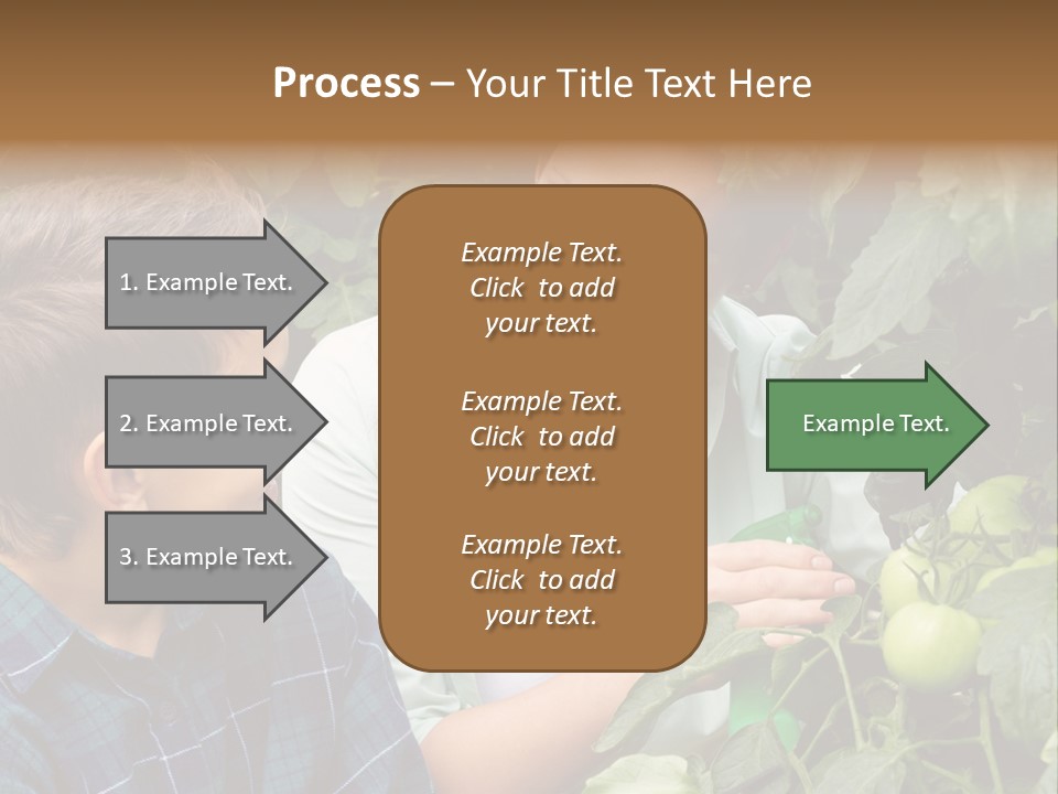 Agriculture Caucasian Portrait PowerPoint Template