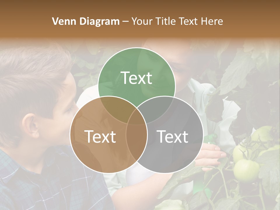 Agriculture Caucasian Portrait PowerPoint Template