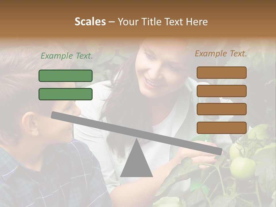 Agriculture Caucasian Portrait PowerPoint Template