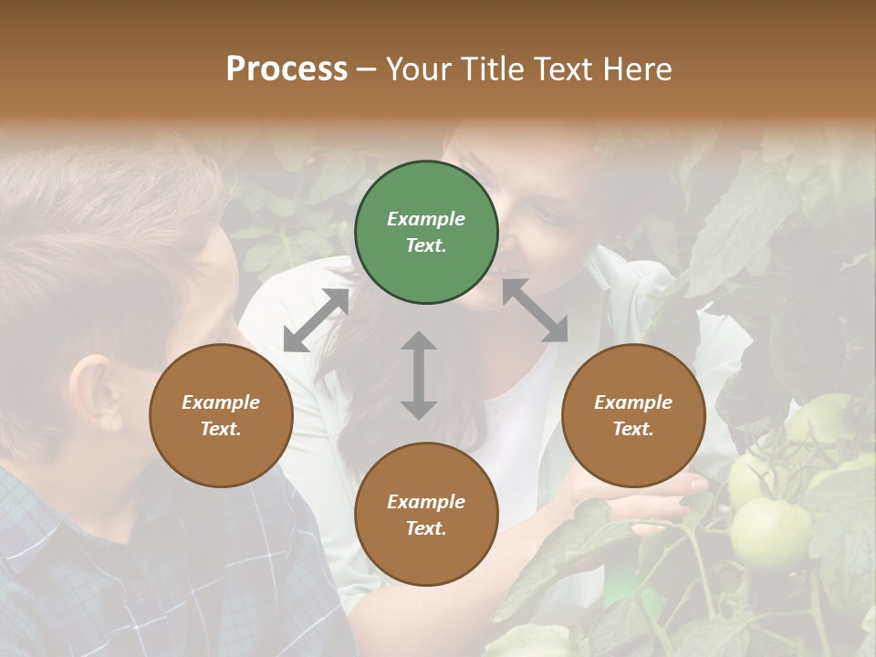Agriculture Caucasian Portrait PowerPoint Template