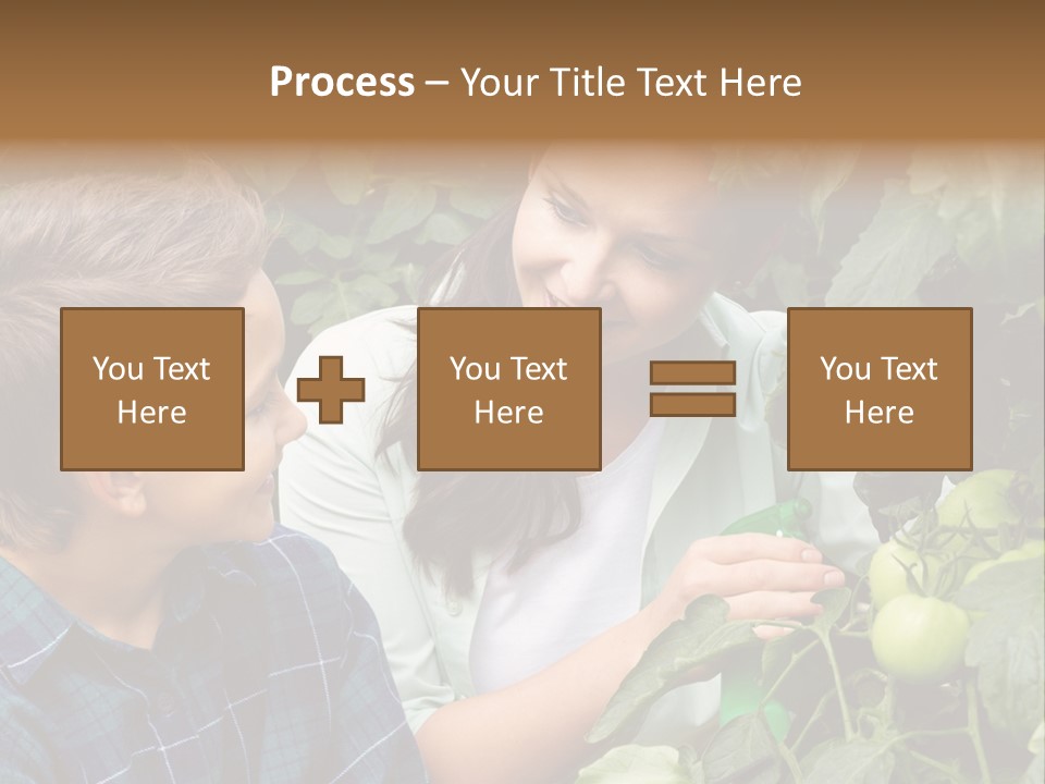 Agriculture Caucasian Portrait PowerPoint Template