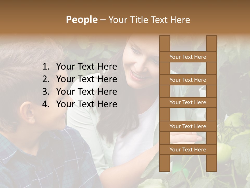 Agriculture Caucasian Portrait PowerPoint Template