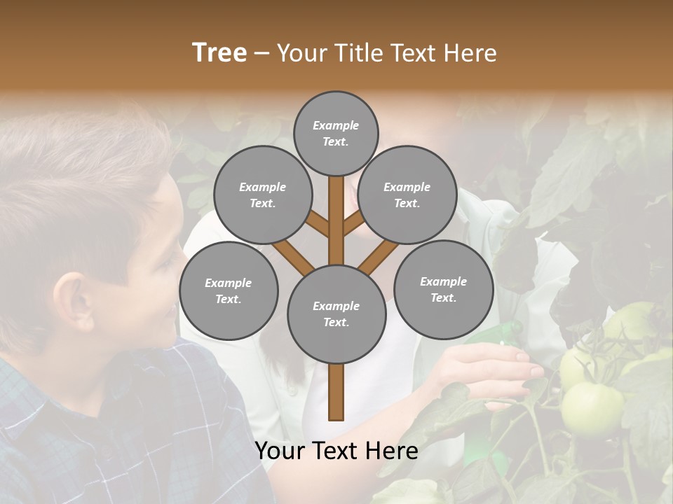 Agriculture Caucasian Portrait PowerPoint Template