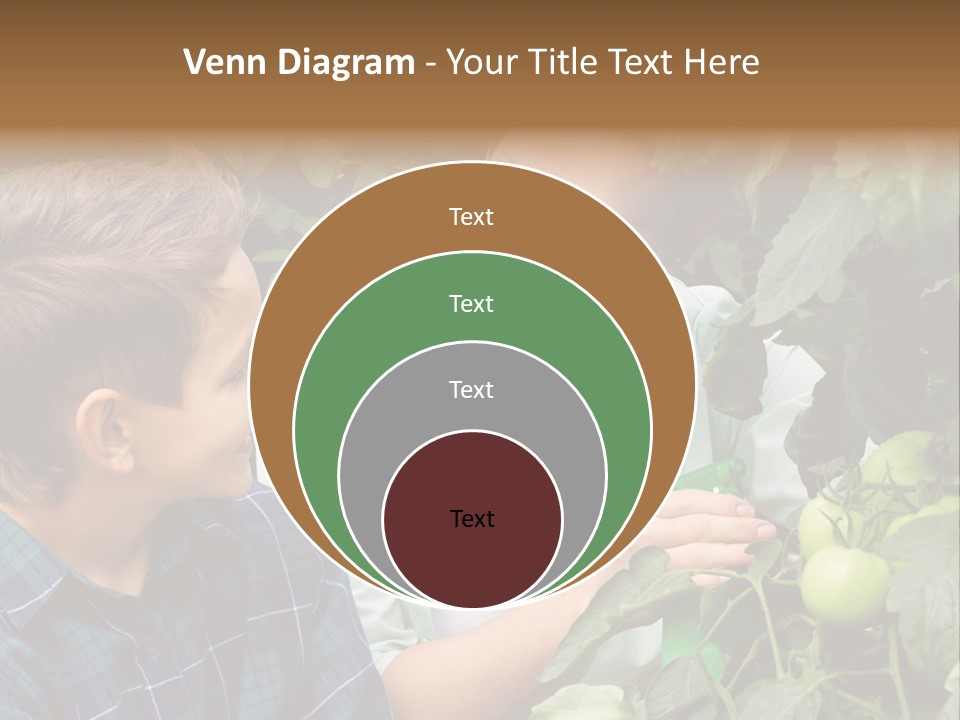 Agriculture Caucasian Portrait PowerPoint Template