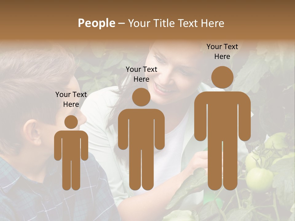 Agriculture Caucasian Portrait PowerPoint Template