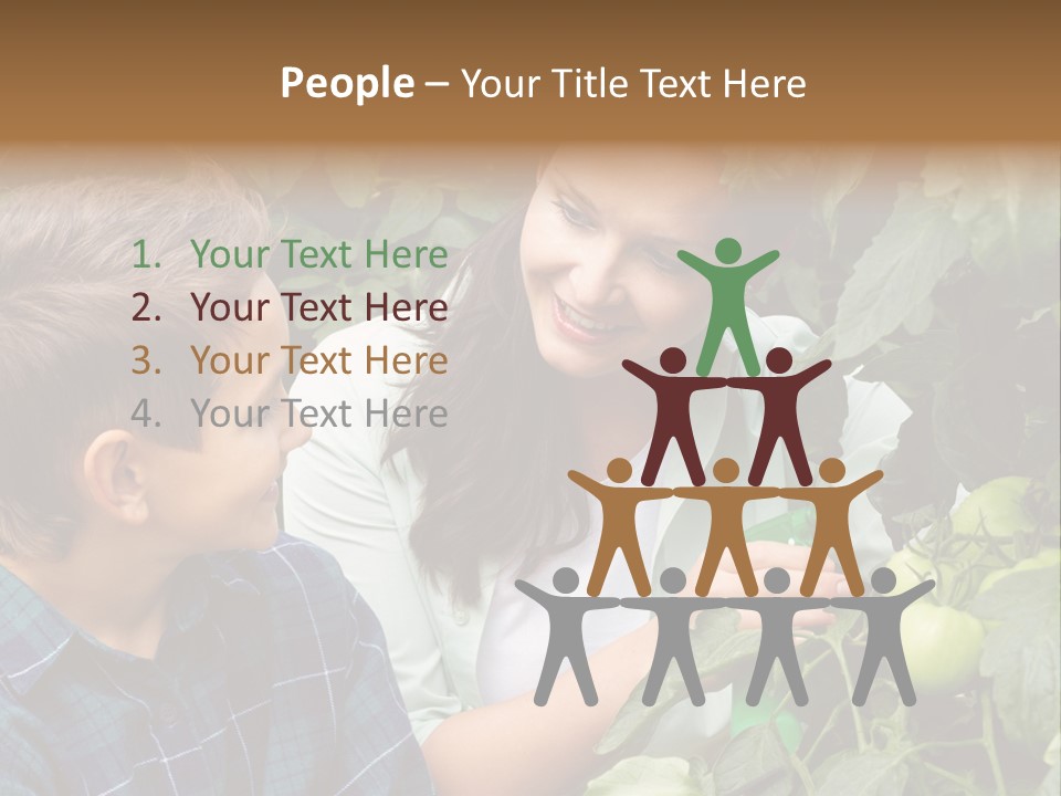 Agriculture Caucasian Portrait PowerPoint Template